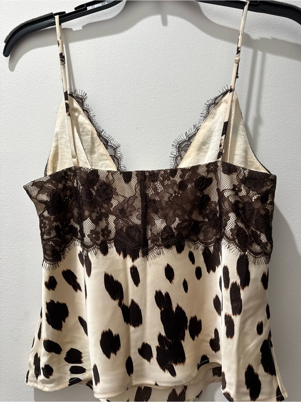 Abercrombie & Fitch Brown Lace-Trim Animal Print Cami - Picture 4 of 5